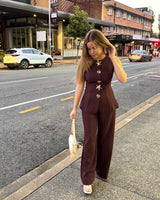 Bayside Vest // Wine