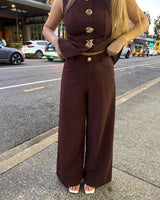 Bayside Pants // Wine