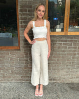 Leone Linen Pants // Sand