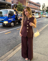 Bayside Vest // Wine