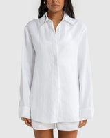 Imali Linen Shirt // Salt