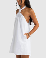 Samala Linen Mini Dress // Salt