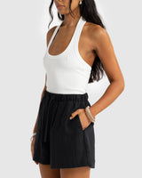 Montie Linen Shorts // Pepper