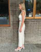 Leone Linen Pants // Sand