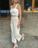 Leone Linen Pants // Sand