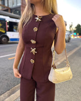 Bayside Vest // Wine