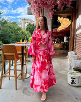 Julian Maxi Skirt // Peony