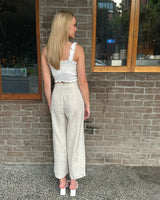 Leone Linen Pants // Sand