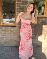 Melrose Maxi Dress // Peony