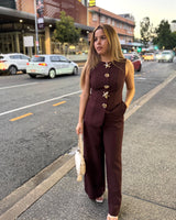 Bayside Vest // Wine