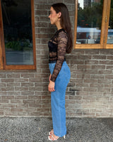 Kimi Lace Top // Black