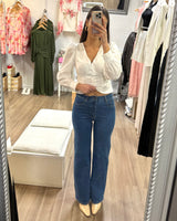 Jensen Straight Leg Jeans // Dark Wash