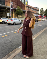 Bayside Vest // Wine