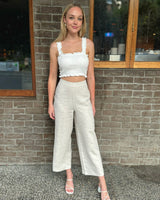 Leone Linen Pants // Sand