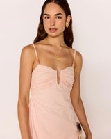 Jenae Mini Dress // Peach