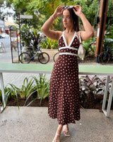 Zesty Maxi Dress // Polka Dot