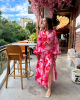 Julian Maxi Skirt // Peony