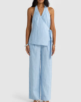Toja Linen Pants // Sky