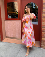 Krystal Maxi Dress // Watercolour