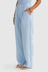 Toja Linen Pants // Sky