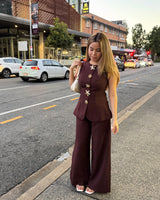 Bayside Vest // Wine