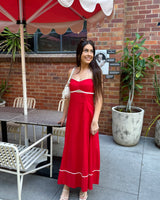 Rue Maxi Dress // Cranberry