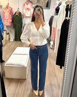 Jensen Straight Leg Jeans // Dark Wash