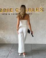 Zaina Pants // White