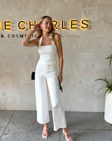 Zaina Crop Top // White