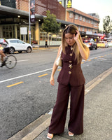 Bayside Vest // Wine