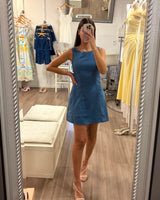 Jaida Mini Dress // Steel