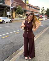 Bayside Vest // Wine