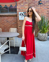 Rue Maxi Dress // Cranberry