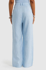 Toja Linen Pants // Sky