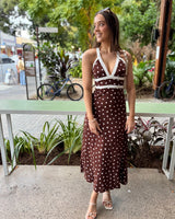 Zesty Maxi Dress // Polka Dot