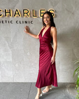 Rhianne Slip Dress // Wine