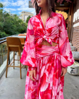 Julian Maxi Skirt // Peony