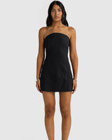 Giovani Linen Mini Dress // Pepper