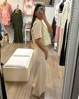 Franki Set // Beige Denim