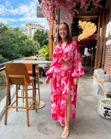 Julian Maxi Skirt // Peony