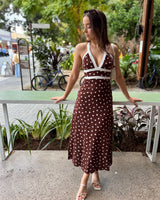Zesty Maxi Dress // Polka Dot