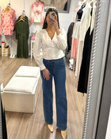 Jensen Straight Leg Jeans // Dark Wash