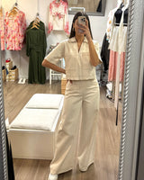 Franki Set // Beige Denim