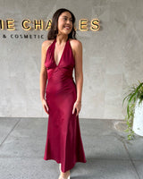 Rhianne Slip Dress // Wine