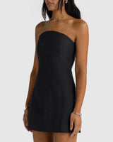 Giovani Linen Mini Dress // Pepper