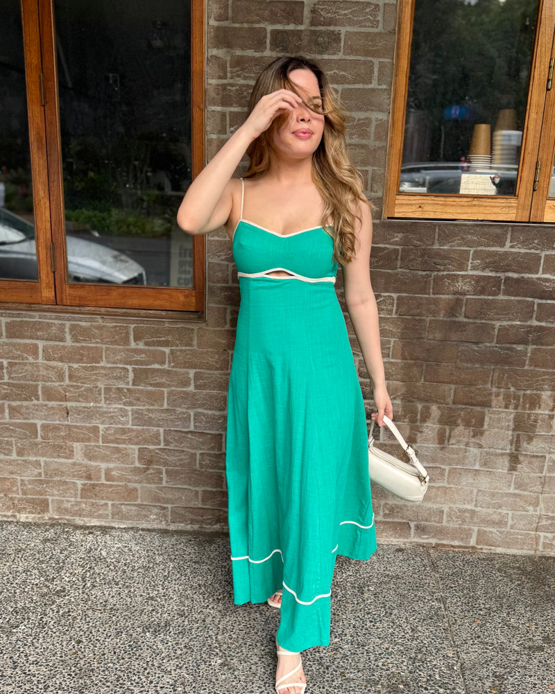 Rue Maxi Dress // Emerald