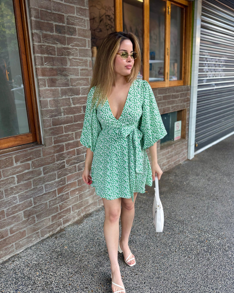 Bridgette Mini Dress // Fern