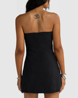 Giovani Linen Mini Dress // Pepper