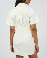 Juni Mini Dress // Vanilla