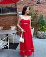 Rue Maxi Dress // Cranberry